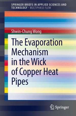 The Evaporation Mechanism in the Wick of Copper Heat Pipes de Shwin-Chung Wong