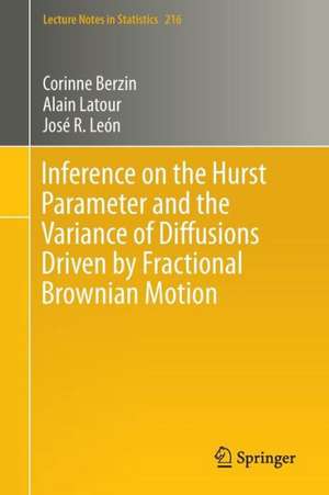 Inference on the Hurst Parameter and the Variance of Diffusions Driven by Fractional Brownian Motion de Corinne Berzin