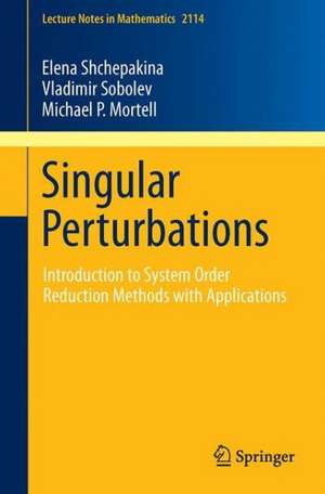 Singular Perturbations: Introduction to System Order Reduction Methods with Applications de Elena Shchepakina