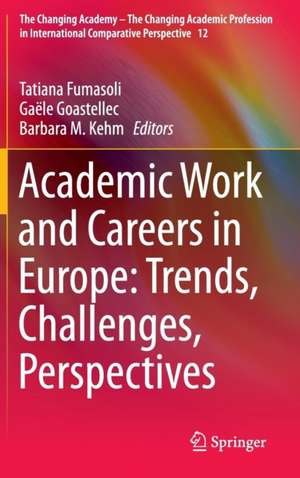 Academic Work and Careers in Europe: Trends, Challenges, Perspectives de Tatiana Fumasoli