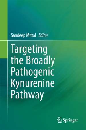 Targeting the Broadly Pathogenic Kynurenine Pathway de Sandeep Mittal