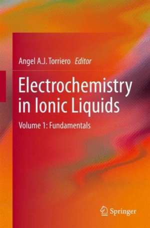 Electrochemistry in Ionic Liquids: Volume 1: Fundamentals de Angel A. J. Torriero