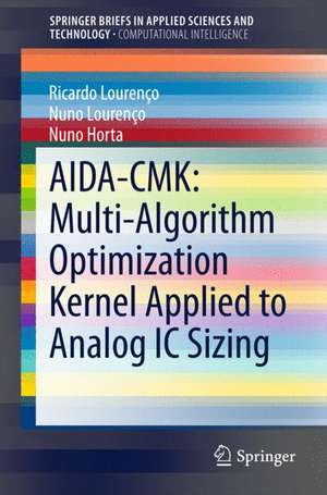 AIDA-CMK: Multi-Algorithm Optimization Kernel Applied to Analog IC Sizing de Ricardo Lourenço