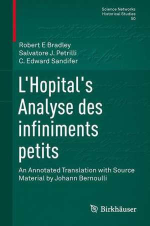 L’Hopital’s Analyse des infiniments petits Analyse