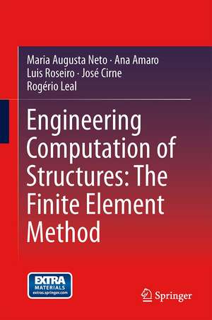 Engineering Computation of Structures: The Finite Element Method de Maria Augusta Neto