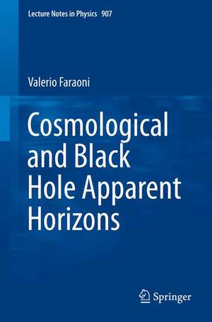 Cosmological and Black Hole Apparent Horizons de Valerio Faraoni