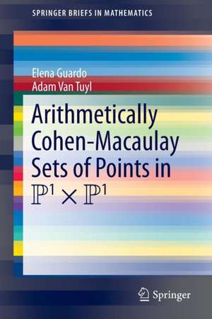 Arithmetically Cohen-Macaulay Sets of Points in P^1 x P^1 de Elena Guardo