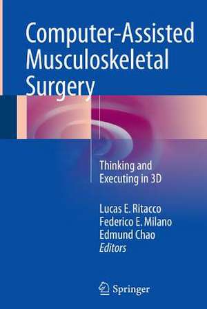 Computer-Assisted Musculoskeletal Surgery: Thinking and Executing in 3D de Lucas E. Ritacco