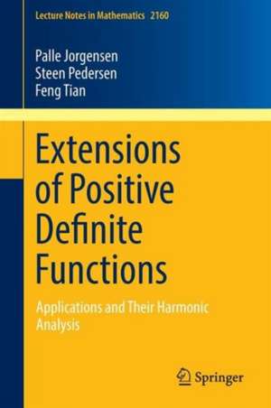 Extensions of Positive Definite Functions: Applications and Their Harmonic Analysis de Palle Jorgensen