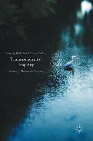 Transcendental Inquiry: Its History, Methods and Critiques de Halla Kim