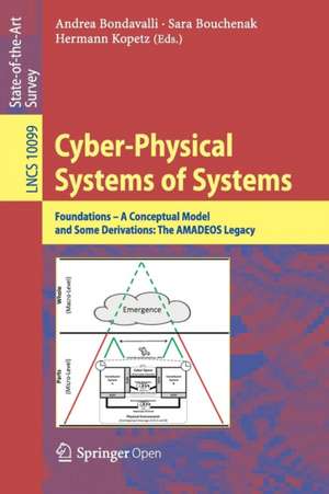 Cyber-Physical Systems of Systems: Foundations – A Conceptual Model and Some Derivations: The AMADEOS Legacy de Andrea Bondavalli