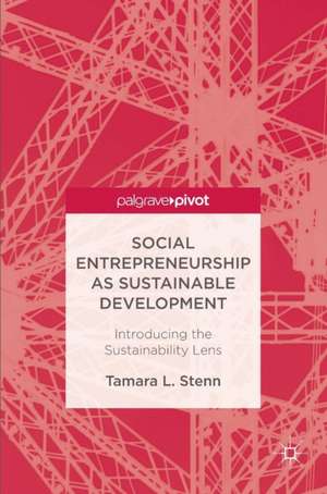 Social Entrepreneurship as Sustainable Development: Introducing the Sustainability Lens de Tamara L. Stenn