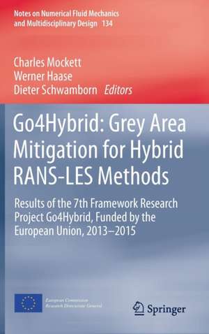 Go4Hybrid: Grey Area Mitigation for Hybrid RANS-LES Methods: Results of the 7th Framework Research Project Go4Hybrid, Funded by the European Union, 2013-2015 de Charles Mockett