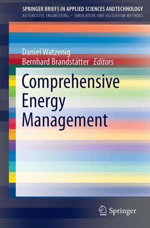 Comprehensive Energy Management – Eco Routing & Velocity Profiles de Daniel Watzenig