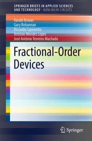 Fractional-Order Devices de Karabi Biswas