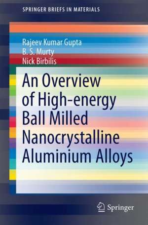 An Overview of High-energy Ball Milled Nanocrystalline Aluminum Alloys de Rajeev Kumar Gupta