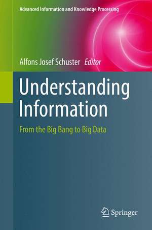 Understanding Information: From the Big Bang to Big Data de Alfons Josef Schuster