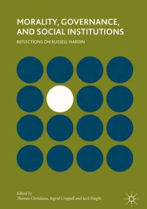 Morality, Governance, and Social Institutions: Reflections on Russell Hardin de Thomas Christiano