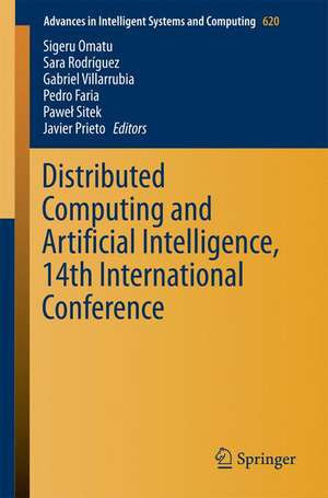 Distributed Computing and Artificial Intelligence, 14th International Conference de Sigeru Omatu