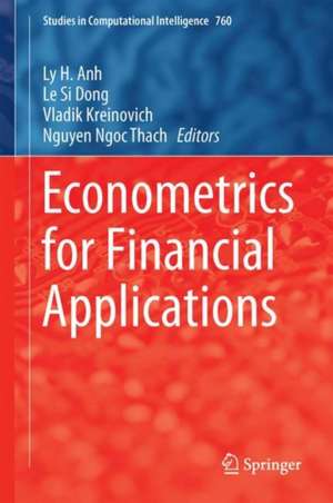 Econometrics for Financial Applications de Ly H. Anh