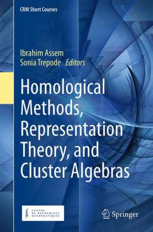 Homological Methods, Representation Theory, and Cluster Algebras de Ibrahim Assem