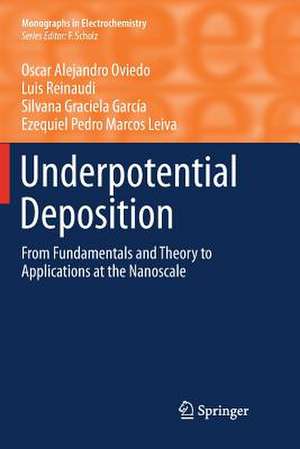 Underpotential Deposition: From Fundamentals and Theory to Applications at the Nanoscale de Oscar Alejandro Oviedo
