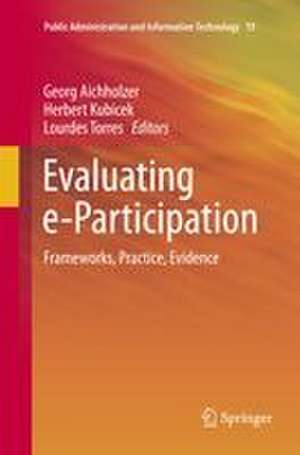 Evaluating e-Participation de Georg Aichholzer