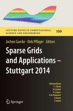 Sparse Grids and Applications - Stuttgart 2014 de Jochen Garcke