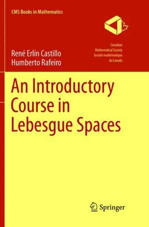 An Introductory Course in Lebesgue Spaces de Rene Erlin Castillo