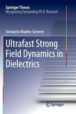 Ultrafast Strong Field Dynamics in Dielectrics de Annkatrin Madlen Sommer