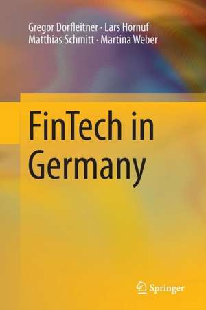 FinTech in Germany de Gregor Dorfleitner