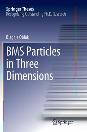 BMS Particles in Three Dimensions de Blagoje Oblak