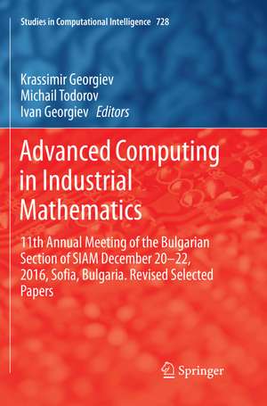 Advanced Computing in Industrial Mathematics de Krassimir Georgiev