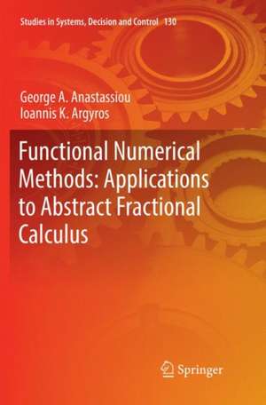 Functional Numerical Methods: Applications to Abstract Fractional Calculus de George A. Anastassiou