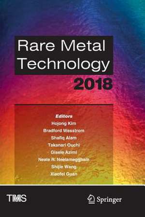 Rare Metal Technology 2018 de Hojong Kim