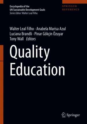 Quality Education de Walter Leal Filho