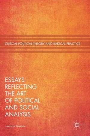 Essays Reflecting the Art of Political and Social Analysis de Lawrence Davidson