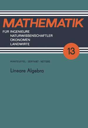 Lineare Algebra de Karl Manteuffel