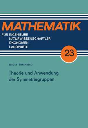 Theorie und Anwendung der Symmetriegruppen de Martin Belger