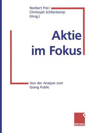 Aktie im Fokus: Von der Analyse zum Going Public de Norbert Frei