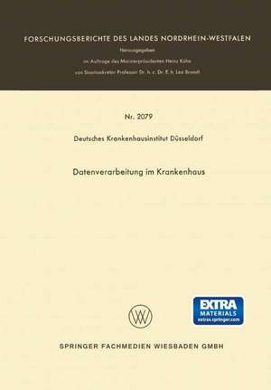 Datenverarbeitung im Krankenhaus de Deutsches Krankenhausinstitut Düsseldorf Deutsches Krankenhausinstitut Düsseldorf