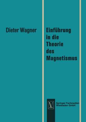 Einführung in die Theorie des Magnetismus de Dieter Wagner