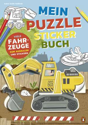 Mein bunter Puzzle-Sticker-Spaß - Fahrzeuge de Isabel Große Holtforth