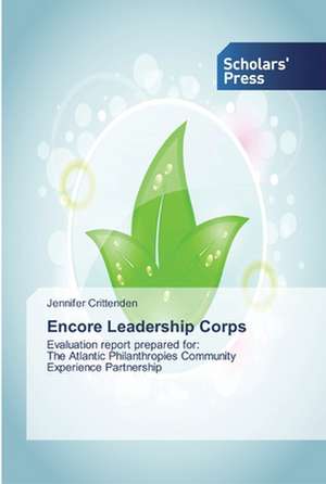 Encore Leadership Corps de Jennifer Crittenden