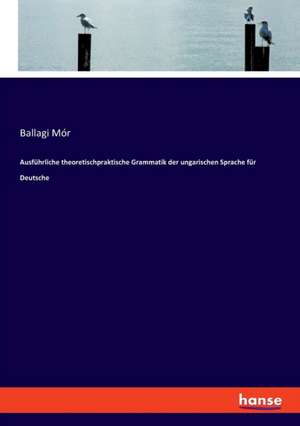 Ausführliche theoretischpraktische Grammatik der ungarischen Sprache für Deutsche de Ballagi Mór