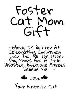 Foster Cat Mom Gift de Christian Joy