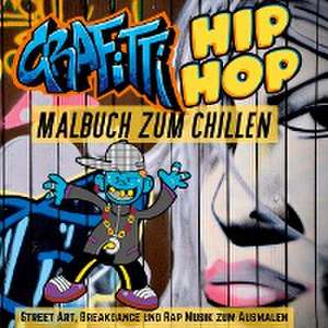 Grafitti Hip Hop Malbuch zum Chillen für Teenager, Jungen, Erwachsene, Street Art, Retro 80er Breakdance Rap Musik Mitmachbuch Geschenk de Cake Navarro