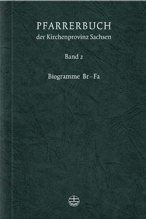 Pfarrerbuch der Kirchenprovinz Sachsen 2