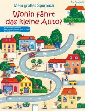 Mein großes Spurbuch - Wohin fährt das kleine Auto? de Rebecca Schmalz