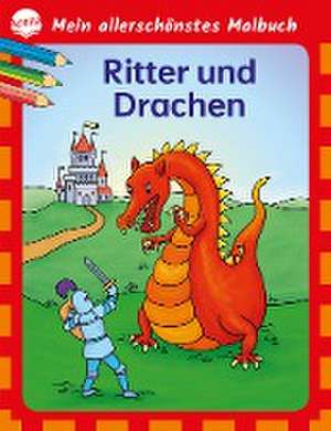 Mein allerschönstes Malbuch. Ritter und Drachen de Birgitta Nicolas